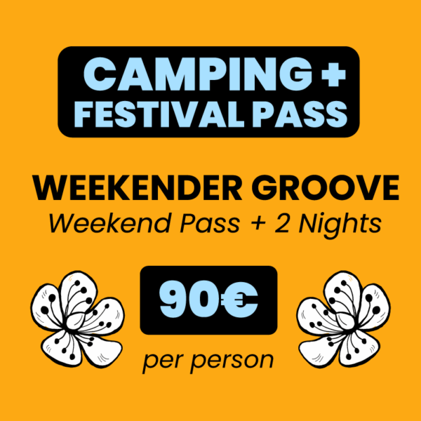 WEEKENDER GROOVE - EUR 90 a persona